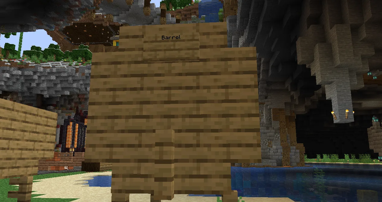 Обязательно вешаем табличку